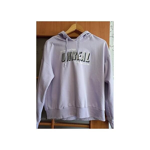 Худи, толстовка оstin сиреневая