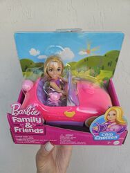 Лялька барбі челсі та автомобіль кабріолет barbie