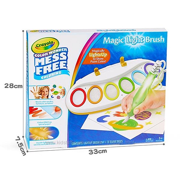 Magic light brush crayola color wonder magic light brush, безладна розпис,
