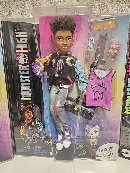 Лялька monster high clawd wolf с аксессуарами