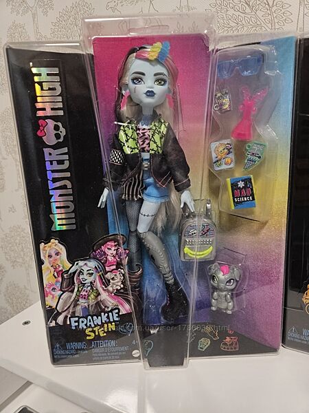 Лялька monster high frankie stein с аксессуарами