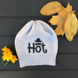 Шапка шерстяная на девочку ОГ 50-52