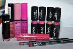 NYX блески, помады, карандаши