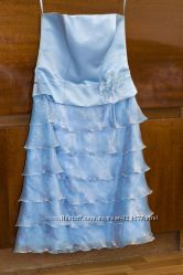 Продам праздничное платье, корсетное, бу