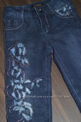 Теплые джинсы на флисе YUKE, 116 см