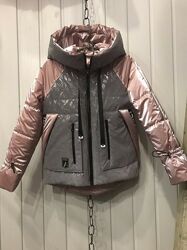 Демисезонная куртка для девочек 32-42 рр со светоотражающим эффектом