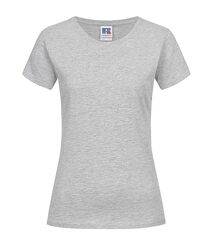 Женская  базовая хлопковая футболка russell