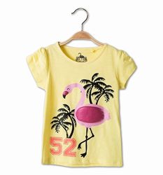 Красивая футболка фламинго c&a германия р.104,110,