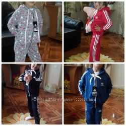 Спортивные костюмчики Адидас для мальчиков и девочек От 3-6 лет.