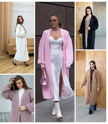 Довгий пухнастий кардиган з вовною 5 кольорiв кардиган оверсайз