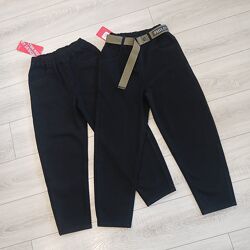 Моми джинси теплі дитячі на флісі чорні люкс якість 146-164