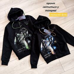 Худі олімпійка кофта спортивна утеплена Grace на флісі батник світяшка