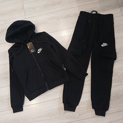 Костюм теплий на флісі Турція 140-158 дитячий 3-х нитка піньє