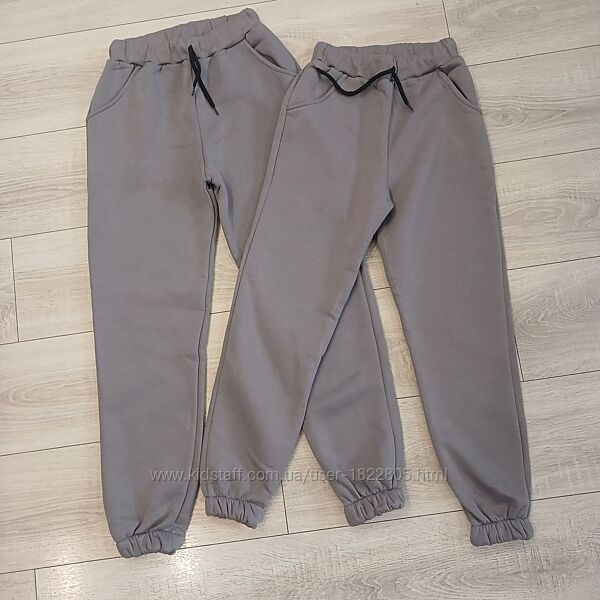Штани теплі дитячі фліс 95 бавовна Турція Benini 3 х нитка