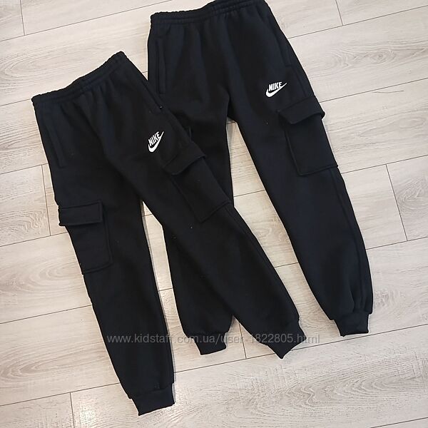 Штани спортивні теплі на плотному флісі Турція 152-158 3х нитка дитячі