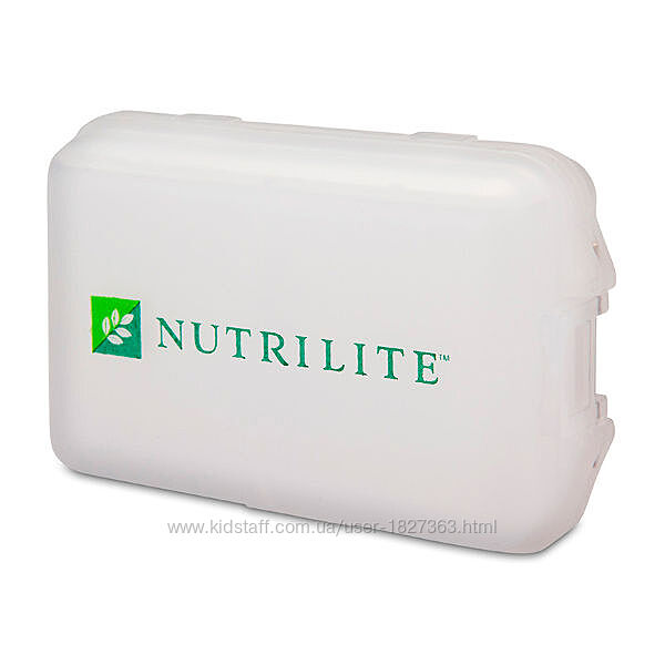 Фірмова коробка для таблеток Nutrilite Довжина 10,2 см ширина 6,2 с, вис