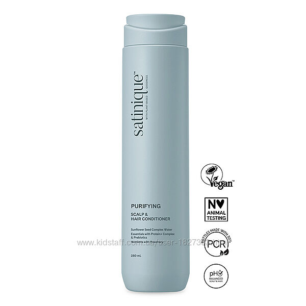 Satinique Очищувальний кондиціонер для волосся та шкіри голови 280 мл