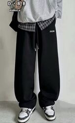 Стильні Утеплені спортивні штани Беггі на велюрі р.146-176