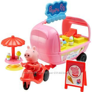 Peppa Pig - Свинка Пеппа Новинка Набор - Фургончик с мороженым и Пеппой 