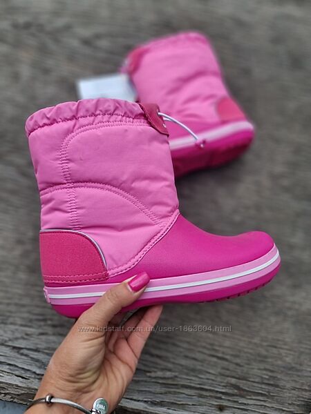 Зимові чоботи Сапоги Crocs Crocband LodgePoint