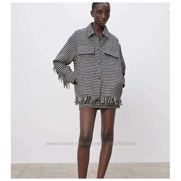 Стильная куртка рубашка Zara.