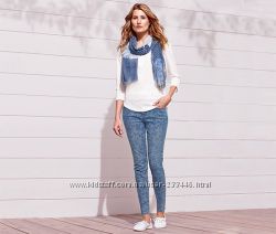 Стильные джинсы принт 46евро 52наш TCM Tchibo