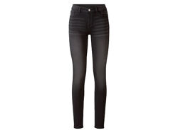 Джинси Skinny звужені облягаючі для жінки Esmara LYCRA 357233 графітовий
