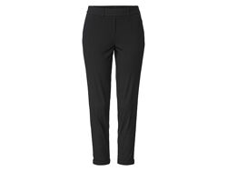 Штани Slim Fit довжиною до щиколотки для жінки Esmara Lenzing EcoVero 417615 чорний