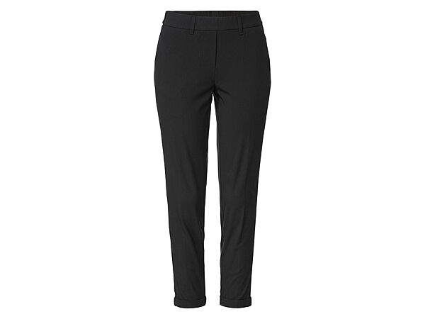Штани Slim Fit довжиною до щиколотки для жінки Esmara Lenzing EcoVero 417615 чорний