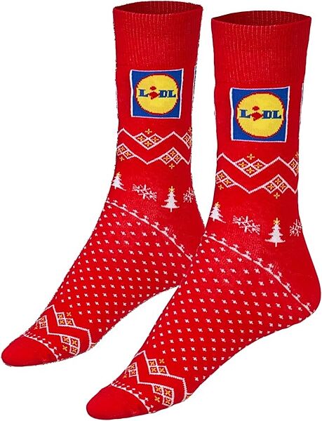 Шкарпетки високі з махровою підошвою для чоловіка Lidl LYCRA 424452 червоний