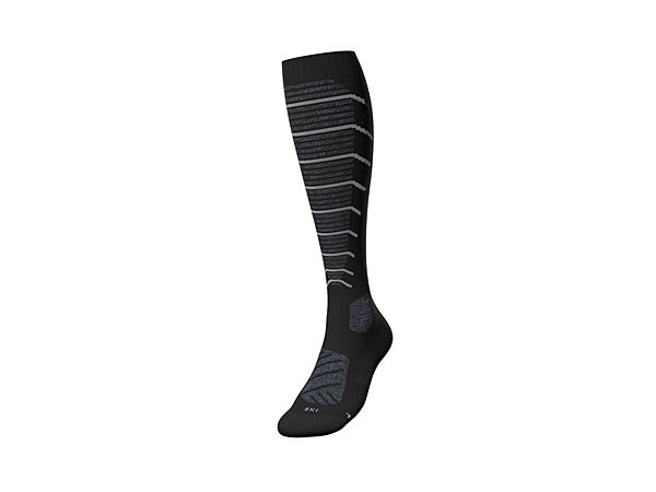Термо-шкарпетки високі для чоловіка Crivit SmartStep SUPPORT-FORCE 426423 чорний