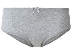 Трусики-хіпстери бавовняні однотонні для жінки Esmara LYCRA 393206 сірий