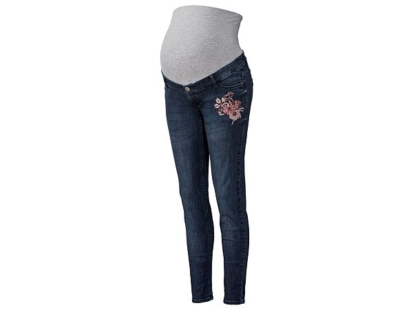 Джинси Skinny для вагітних для жінки Esmara LYCRA 310857 темно-синій