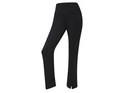 Спортивні штани Regular Fit з кишенею для ключів для жінки Crivit LYCRA 434776 чорний