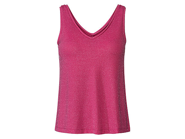 Топ з блискучої тканини для жінки Esmara LYCRA 428337 рожевий