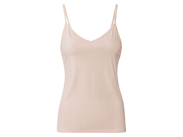 Майка натільна в рубчик для жінки Esmara LYCRA 393137 рожевий