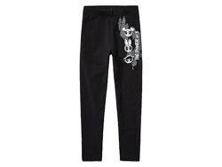 Лосини бавовняні з принтом для дівчинки Disney LYCRA 437728 чорний