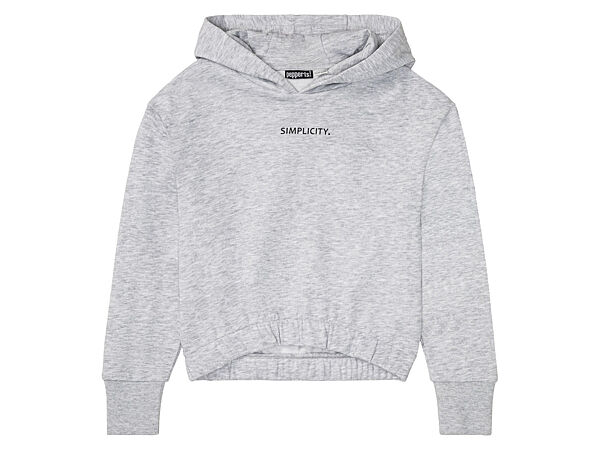 Худі двунитка для дівчинки Pepperts LIDL 377533 сірий