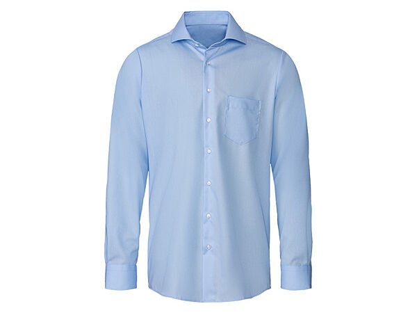 Сорочка з довгими рукавами для чоловіка Livergy LIDL 442244 блакитний