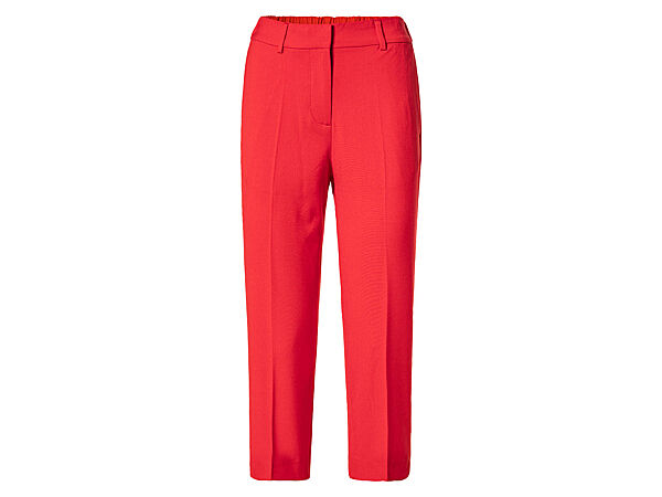 Штани Slim Fit довжиною до щиколотки для жінки Esmara Lenzing EcoVero 435035 червоний
