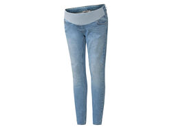 Джинси Skinny Skinny для вагітних для жінки Bellybutton LIDL 400357 блакитний