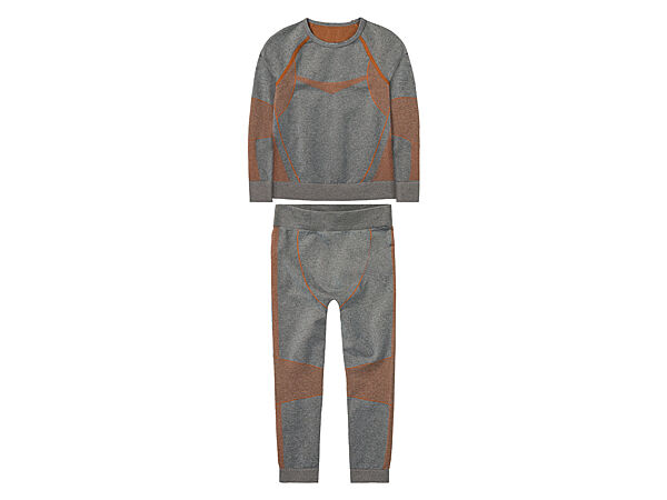 Комплект термобілизни з зональною терморегуляцією для хлопчика Lupilu LYCRA 427349 сірий