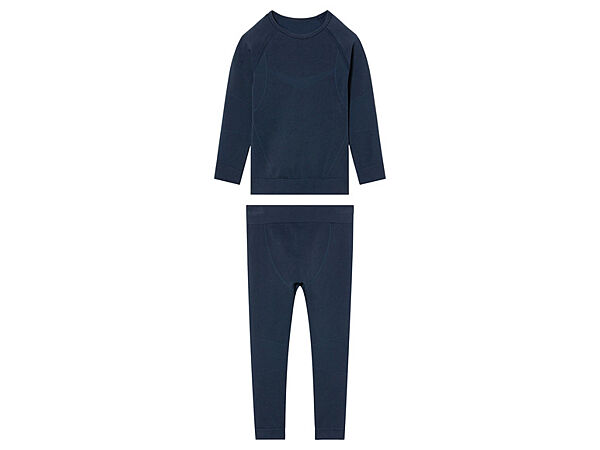 Комплект термобілизни з зональною терморегуляцією для хлопчика Lupilu LYCRA 457496 темно-синій