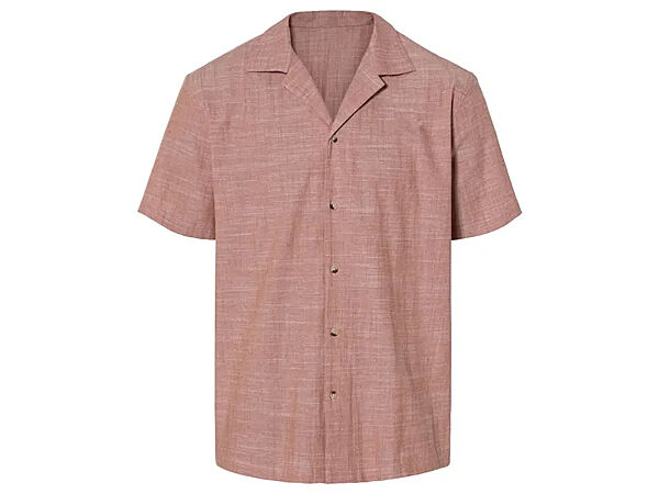 Сорочка з коротким рукавом для чоловіка Livergy LIDL 461874 коричневий