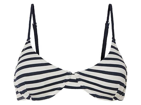 Верхня частина купальника з ущільненими чашками для жінки Esmara LYCRA 443452 чорно-білий