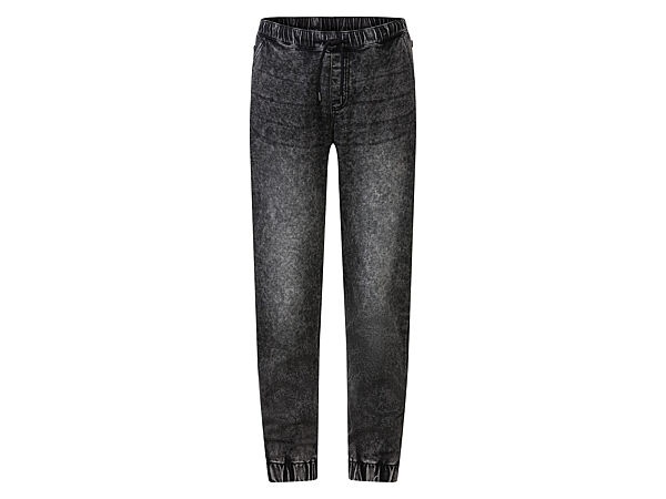 Джинси джоггери Joggers для чоловіка Livergy LYCRA 436250 чорний