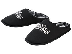 Хатні капці з м&acuteякою устілкою для чоловіка Livergy LIDL 437185 чорний