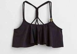 Верхня частина купальника з воланами для дівчинки H&M 1029495-002 чорний