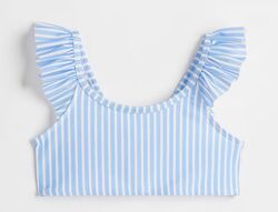 Верхня частина купальника з воланами для дівчинки H&M 1044746-003 блакитний