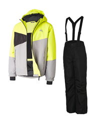 Гірськолижний костюм мембранний куртка і напівкомбінезон для хлопчика Crivit THERMOLITE EcoMade 427309-457500 Різнобарвний